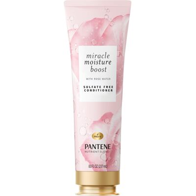 Pantene Nutrient Blends Miracle Moisture Boost Rose Water Conditioner for Dry Ha Pantene Nutrient Blends Miracle Moisture Boost Rose Water Conditioner for Dry Ha