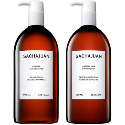 SACHAJUAN Normal Hair Shampoo & Conditioner Set Gentle Cleansing for Everyday SACHAJUAN Normal Hair Shampoo & Conditioner Set Gentle Cleansing for Everyday