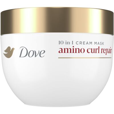 Dove Hair Mask Amino Curl for Curly Coily Hair with Bio-Protein Care Technology Dove Hair Mask Amino Curl for Curly Coily Hair with Bio-Protein Care Technology