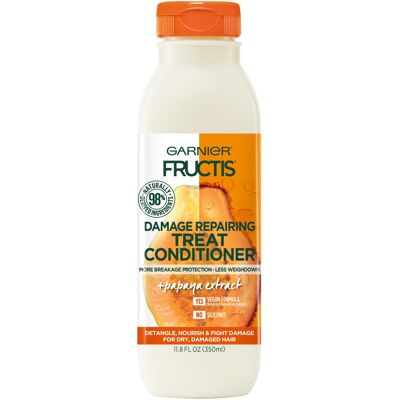 Garnier Fructis Damage Repairing Treat Conditioner 98% Naturally Derived Ingred Garnier Fructis Damage Repairing Treat Conditioner 98% Naturally Derived Ingred