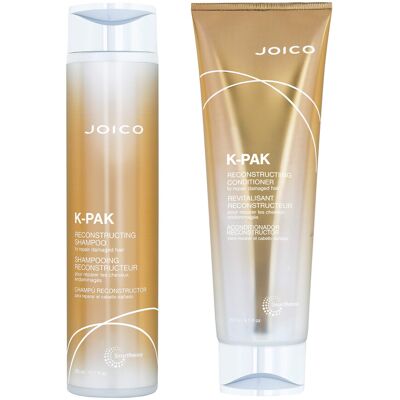 Joico K-Pak Reconstructing Shampoo 300ml & Conditioner 250ml to repair damaged h Joico K-Pak Reconstructing Shampoo 300ml & Conditioner 250ml to repair damaged h