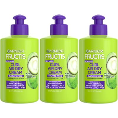 Garnier Fructis Style Curl Nourish Butter Cream Leave-In Conditioner for Curly H Garnier Fructis Style Curl Nourish Butter Cream Leave-In Conditioner for Curly H