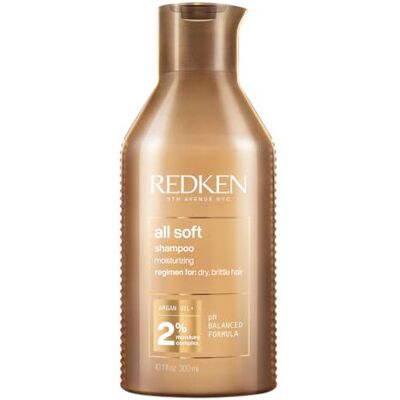 Redken All Soft Shampoo, For Dry Hair, Argan Oil, Intense Softness and Shine, 30 Redken All Soft Shampoo, For Dry Hair, Argan Oil, Intense Softness and Shine, 30