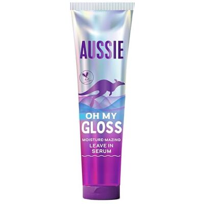 Aussie Oh My Gloss Leave-In Serum 160ml, Jojoba, Macadamia Nut Oils Aussie Oh My Gloss Leave-In Serum 160ml, Jojoba, Macadamia Nut Oils