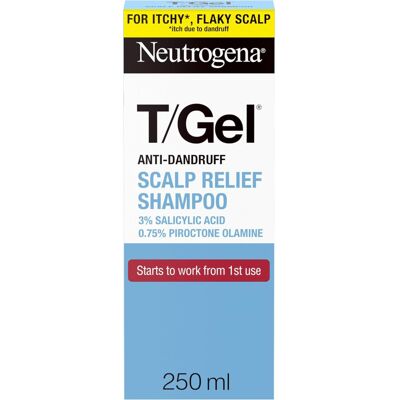 Neutrogena T/Gel Scalp Relief Anti-Dandruff Shampoo (1x250ml) With 3% Salicylic Neutrogena T/Gel Scalp Relief Anti-Dandruff Shampoo (1x250ml) With 3% Salicylic