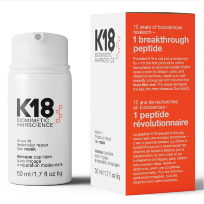 50ml K18 Leave-In Molecular Repair Hair Mask Hair Treatment 50ml K18 Leave-In Molecular Repair Hair Mask Hair Treatment