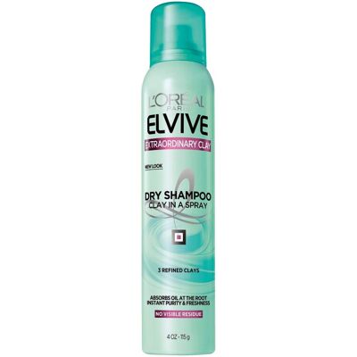 L’Oréal Paris L'Oréal Paris Elvive Extraordinary Clay Dry Shampoo, 4 oz. (Packaging May Vary) L’Oréal Paris L'Oréal Paris Elvive Extraordinary Clay Dry Shampoo, 4 oz. (Packaging May Vary)
