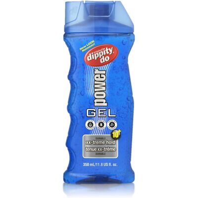 Dippity Do Power Gel - Men's Strong Hold Hair Gel - High Shine Natural Feel and Dippity Do Power Gel - Men's Strong Hold Hair Gel - High Shine Natural Feel and