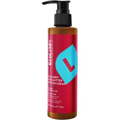 ECOLCHIPRO Ecolchi Collagen Leave-In Conditioner Cream Deep Restores Shea Butter ECOLCHIPRO Ecolchi Collagen Leave-In Conditioner Cream Deep Restores Shea Butter