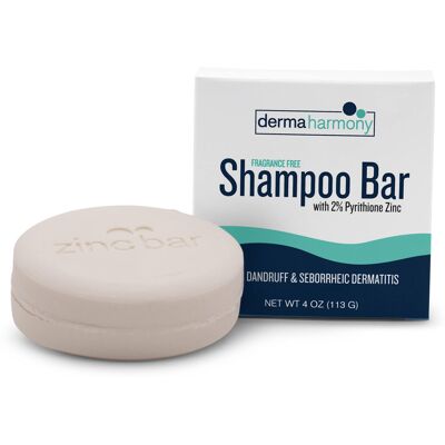 Dermaharmony 2% Pyrithione Zinc Shampoo Bar for dandruff and seborrheic dermatit Dermaharmony 2% Pyrithione Zinc Shampoo Bar for dandruff and seborrheic dermatit