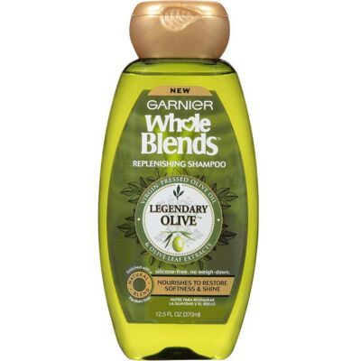 Garnier Whole Blends Replenishing Shampoo Legendary Olive Dry Hair 12.5 fl. oz Garnier Whole Blends Replenishing Shampoo Legendary Olive Dry Hair 12.5 fl. oz