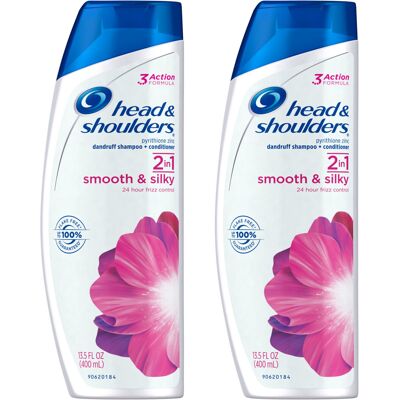Head & Shoulders Head and Shoulders Smooth & Silky 2-in-1 Dandruff Shampoo and Conditioner 13.5 F Head & Shoulders Head and Shoulders Smooth & Silky 2-in-1 Dandruff Shampoo and Conditioner 13.5 F
