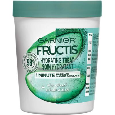 Garnier Hydrating Treat 3-In-1 Hair Mask + Aloe Extract Garnier Hydrating Treat 3-In-1 Hair Mask + Aloe Extract