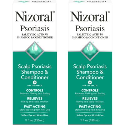 Nizoral Psoriasis Shampoo & Conditioner Twinpack 2 Count Nizoral Psoriasis Shampoo & Conditioner Twinpack 2 Count
