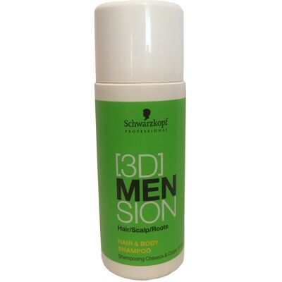Schwarzkopf 3D Men Sion Hair & Body Shampoo 50ml Schwarzkopf 3D Men Sion Hair & Body Shampoo 50ml