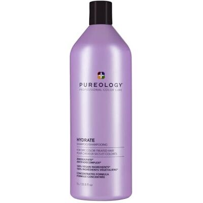 Pureology Hydrate, Moisturising Shampoo, For Medium to Thick Dry, Colour Treated Pureology Hydrate, Moisturising Shampoo, For Medium to Thick Dry, Colour Treated