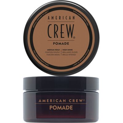American Crew Pomade with Medium Hold and High Shine, Gifts for Men, for Shape a American Crew Pomade with Medium Hold and High Shine, Gifts for Men, for Shape a