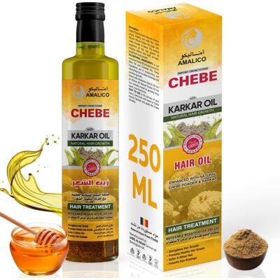 Unbranded AMALICO 2-in-1 Karkar Oil & Chebe Powder for Hair Growth 250ml - For Thicker, Lo Unbranded AMALICO 2-in-1 Karkar Oil & Chebe Powder for Hair Growth 250ml - For Thicker, Lo