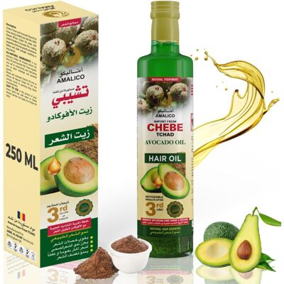Unbranded AMALICO Chebe Tchad Avocado Hair Growth Oil 250ml Hair Treatment Oil for Thick Unbranded AMALICO Chebe Tchad Avocado Hair Growth Oil 250ml Hair Treatment Oil for Thick