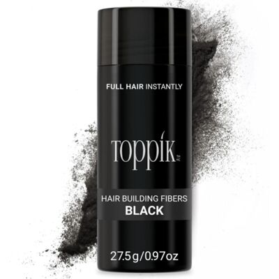 Unbranded (BLACK) Toppik Hair Building Fibres Hair Fibres For Thinning Hair Unbranded (BLACK) Toppik Hair Building Fibres Hair Fibres For Thinning Hair