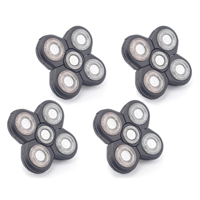 Saudism 4PCS Replacement Shaver Head Electric 5 Cutter Floating Waterproof Stainless Ste Saudism 4PCS Replacement Shaver Head Electric 5 Cutter Floating Waterproof Stainless Ste