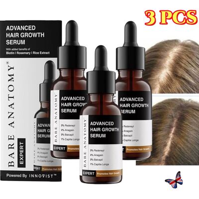 Unbranded 3X Bare Anatomy Advanced Hair Growth Serum - 30ml Unbranded 3X Bare Anatomy Advanced Hair Growth Serum - 30ml