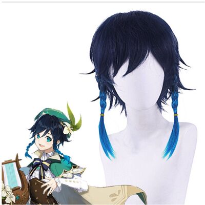 Unbranded (Venti) Venti Impact Genshin Keqing Yae Miko Cosplay Wigs Heat Synthetic Resista Unbranded (Venti) Venti Impact Genshin Keqing Yae Miko Cosplay Wigs Heat Synthetic Resista