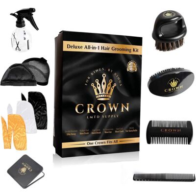 Crown Deluxe Waver Grooming Kit 7 in 1 Mens Ultimate Waver Grooming Kit Include Crown Deluxe Waver Grooming Kit 7 in 1 Mens Ultimate Waver Grooming Kit Include