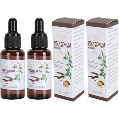 Unbranded 2pcs 30ml He Shou Wu Serum Hair Care Oil for All Hair Types Unbranded 2pcs 30ml He Shou Wu Serum Hair Care Oil for All Hair Types