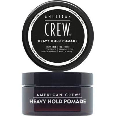 American Crew Heavy Hold Pomade with High Hold & Shine for Smooth & Sculpted Sty American Crew Heavy Hold Pomade with High Hold & Shine for Smooth & Sculpted Sty
