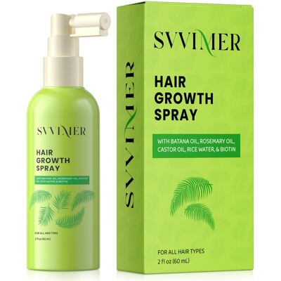 Svvimer Hair Growth Spray Serum - with Rosemary Biotin Batana Oil for Hair Loss Svvimer Hair Growth Spray Serum - with Rosemary Biotin Batana Oil for Hair Loss