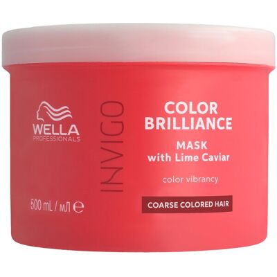 Wella Professionals Invigo Color Brilliance Vibrant Color Mask - Boost Shine & S Wella Professionals Invigo Color Brilliance Vibrant Color Mask - Boost Shine & S