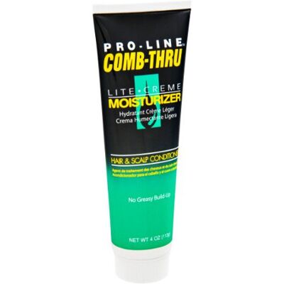 Pro Line Pro-Line Comb-Thru Lite-Cr?me Moisturizer, Hair & Scalp Conditioner for Men, 4-O Pro Line Pro-Line Comb-Thru Lite-Cr?me Moisturizer, Hair & Scalp Conditioner for Men, 4-O