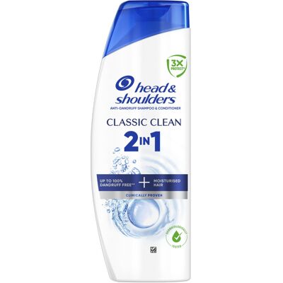 Head & Shoulders Classic Clean Anti-Dandruff 2-in-1 Shampoo, Six-Pack,6 x 250 ml Head & Shoulders Classic Clean Anti-Dandruff 2-in-1 Shampoo, Six-Pack,6 x 250 ml