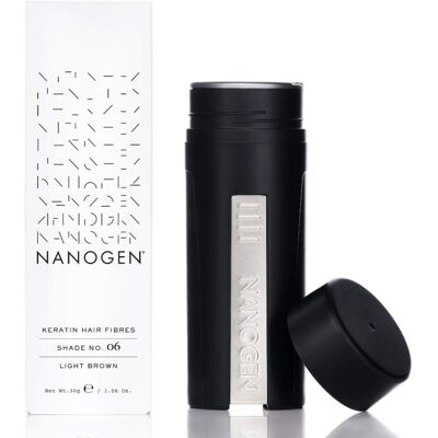 Nanogen Instant Thickening Hair Fibres Light Brown 30g- Natural Keratin fibers c Nanogen Instant Thickening Hair Fibres Light Brown 30g- Natural Keratin fibers c