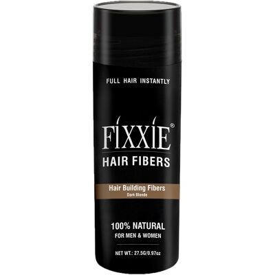 FIXXIE, fixxie FIXXIE Hair Fibres DARK BLONDE for Thinning Hair 27.5g Bottle, Hair Fibre Concea FIXXIE, fixxie FIXXIE Hair Fibres DARK BLONDE for Thinning Hair 27.5g Bottle, Hair Fibre Concea