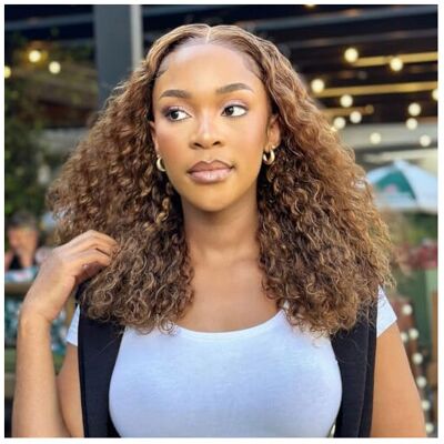 Unbranded Brazilian Human Hair Curly Bob Wig 13x4 Lace Front Honey Blonde Deep Wave Natura Unbranded Brazilian Human Hair Curly Bob Wig 13x4 Lace Front Honey Blonde Deep Wave Natura