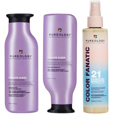 REDKEN Pureology Hydrate Sheer Shampoo 266ml, Hydrate Sheer Conditioner 266ml REDKEN Pureology Hydrate Sheer Shampoo 266ml, Hydrate Sheer Conditioner 266ml