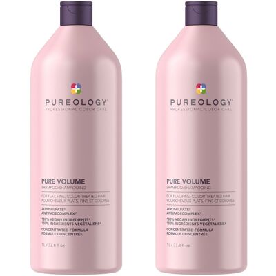 Pureology Pure Volume Shampoo 1000ml Double Worth 158 Pureology Pure Volume Shampoo 1000ml Double Worth 158