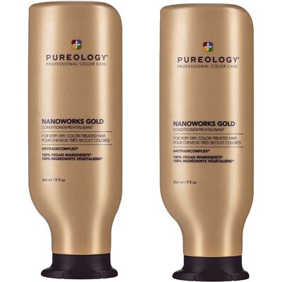 Pureology Nanoworks Gold Conditioner 266ml Double Pureology Nanoworks Gold Conditioner 266ml Double