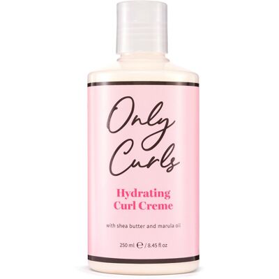 Only Curls Hydrating Curl Cr?me, 250ml, Curly Hair Product, Curl Enhancer & Cont Only Curls Hydrating Curl Cr?me, 250ml, Curly Hair Product, Curl Enhancer & Cont