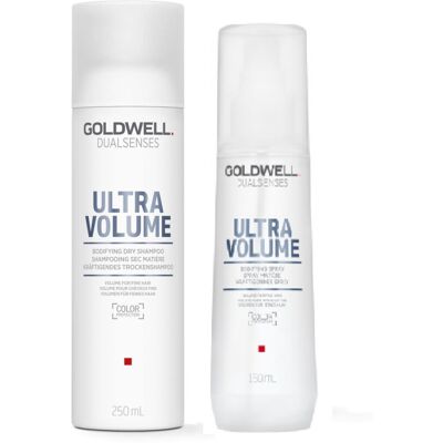 Goldwell Dualsenses Ultra Volume Dry Shampoo 150ml and Spray 150ml Goldwell Dualsenses Ultra Volume Dry Shampoo 150ml and Spray 150ml