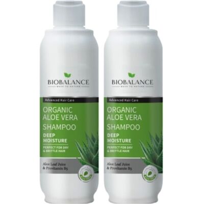 Unbranded Bio Balance Shampoo Aloe Vera Twin Pack Nourishes Hair Strands & Restores Mois Unbranded Bio Balance Shampoo Aloe Vera Twin Pack Nourishes Hair Strands & Restores Mois
