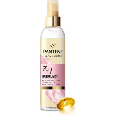 Pantene 7-in-1 Weightless Hair Oil Mist with Biotin, 145ml. Strengthens Hair, Pr Pantene 7-in-1 Weightless Hair Oil Mist with Biotin, 145ml. Strengthens Hair, Pr