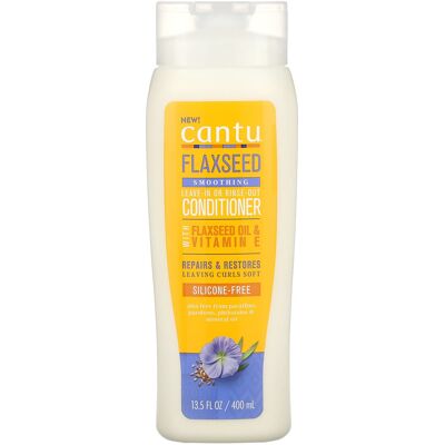 Cantu Flaxseed Leave-In or Rinse-Out Conditioner 13.5 oz / 400 ml - For Natural Cantu Flaxseed Leave-In or Rinse-Out Conditioner 13.5 oz / 400 ml - For Natural