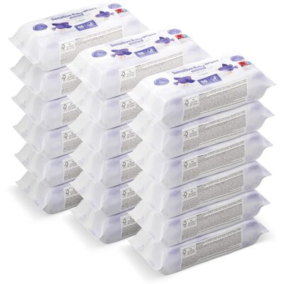 by Amazon Sensitive Baby Wipes 1008 Wipes, Unscented, 18 Pack of 56 by Amazon Sensitive Baby Wipes 1008 Wipes, Unscented, 18 Pack of 56