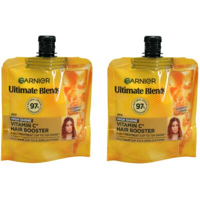 X2 Garnier Ultimate Blends Hair Booster Mask 60ml X2 Garnier Ultimate Blends Hair Booster Mask 60ml