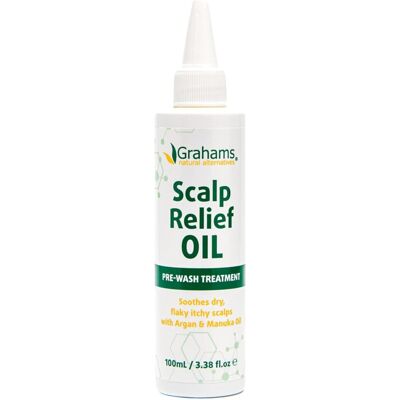 Grahams Natural Scalp Relief Oil - For Dry, Itchy & Flaky Scalp Psoriasis, Sebor Grahams Natural Scalp Relief Oil - For Dry, Itchy & Flaky Scalp Psoriasis, Sebor