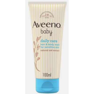 Aveeno Baby Hair & Body Wash Daily Care 100ml – Gentle Cleanser for Newborn & Se Aveeno Baby Hair & Body Wash Daily Care 100ml – Gentle Cleanser for Newborn & Se