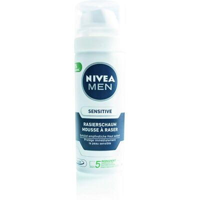 5Pack Nivea Travel Shaving Foam Sensitive 5x 50ml 5Pack Nivea Travel Shaving Foam Sensitive 5x 50ml